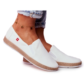 Naisten Espadrilles Big Star Slip-on White FF276038 valkoinen