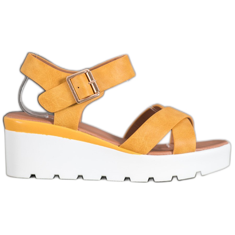 Weide Muodikkaat sandaalit keltainen Weide Muodikkaat sandaalit keltainen