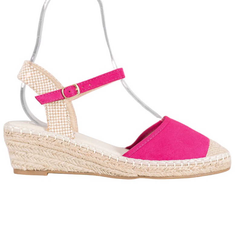 Best Shoes Espadrilles vaaleanpunaiset sandaalit vaaleanpunainen