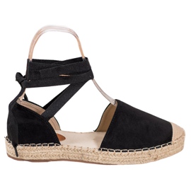 Seastar Sidotut mustat espadrillit Seastar Sidotut mustat espadrillit