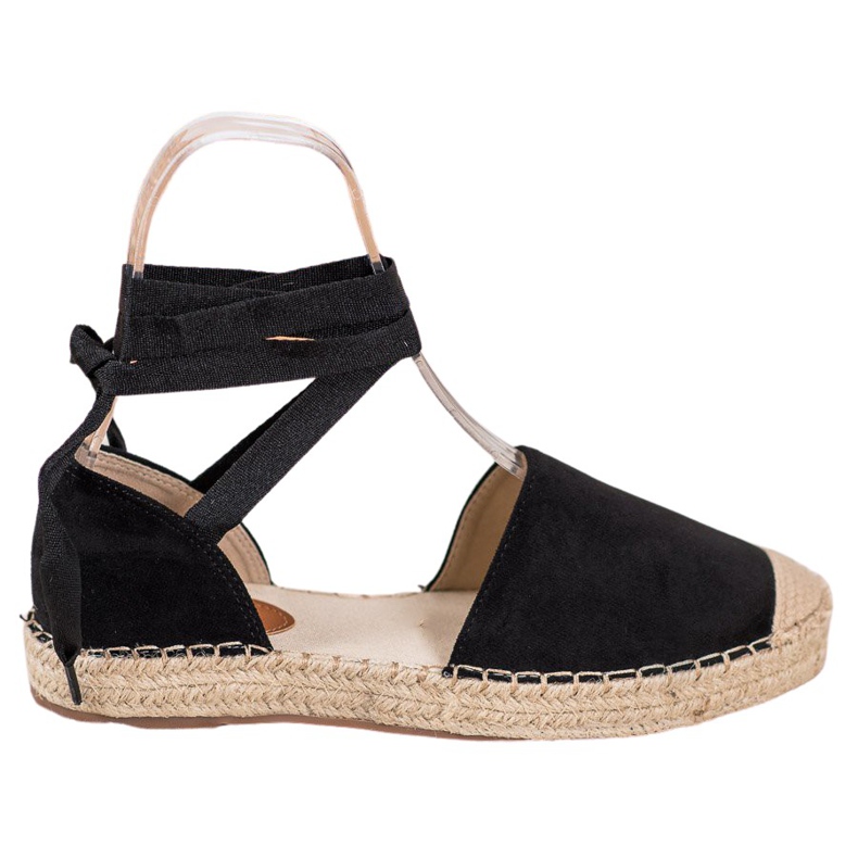 Seastar Sidotut mustat espadrillit