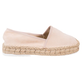 Seastar Beige mokkanahkaiset espadrillit