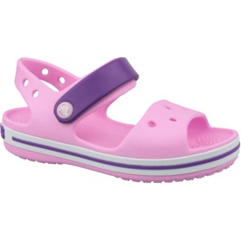 Crocs Crocband Sandaalit Lapset 12856-6AI musta vaaleanpunainen