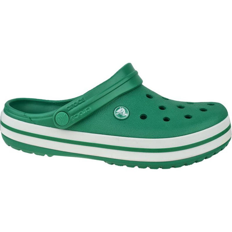 Crocs Crocband 11016-3TL kengät valkoinen vihreä