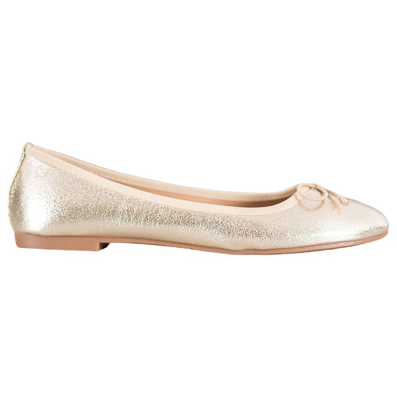 Seastar Ekonahkaiset ballerinat kultainen