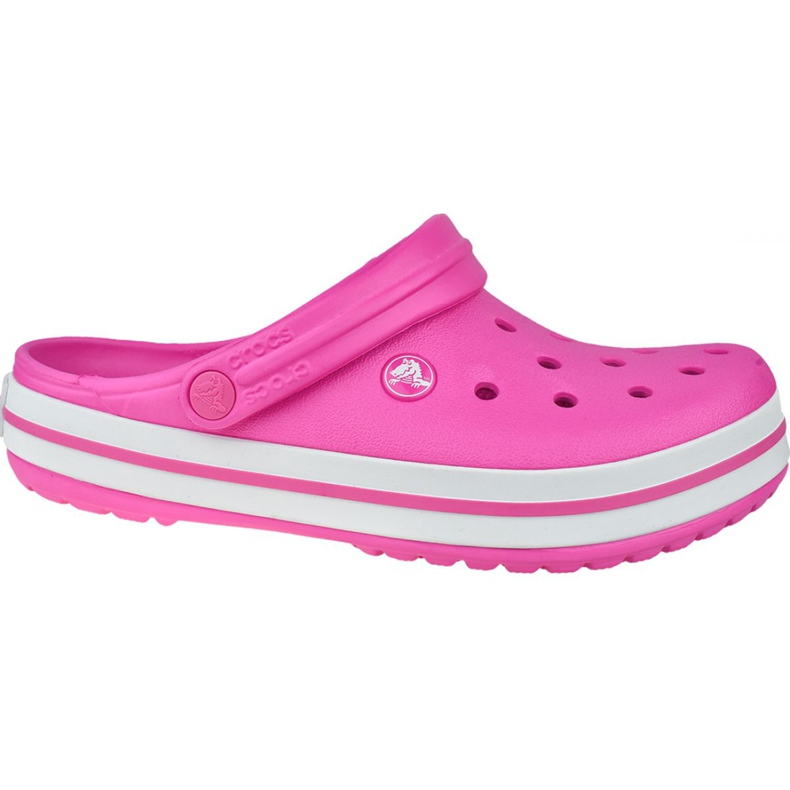 Crocs Crocband 11016-6QR kengät valkoinen vaaleanpunainen