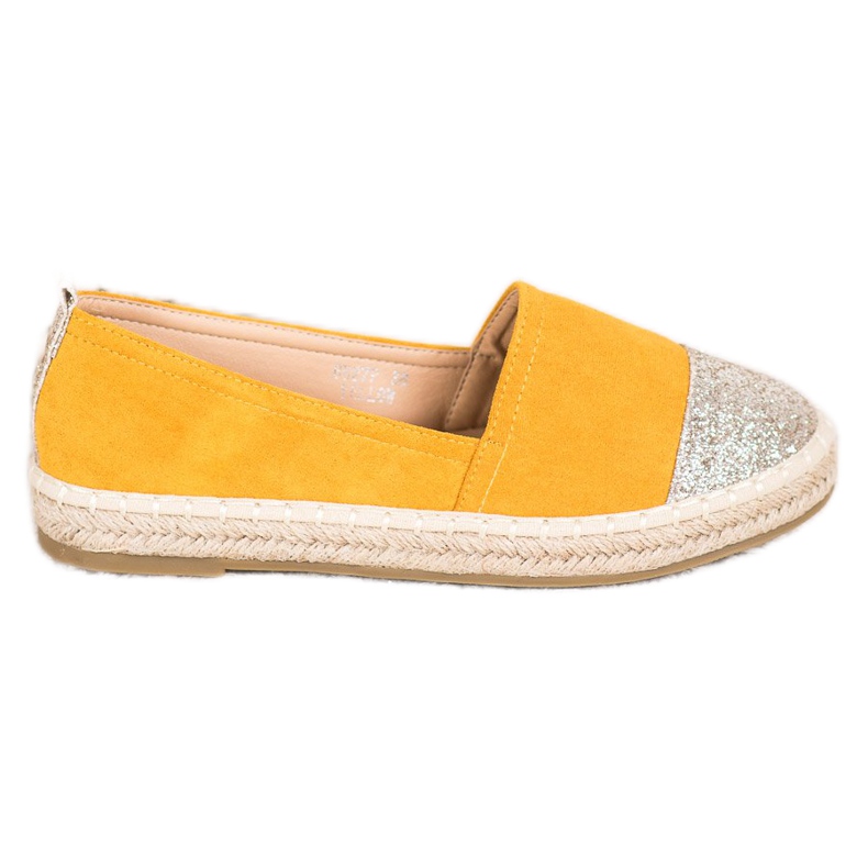 Seastar Espadrillit glitterillä keltainen