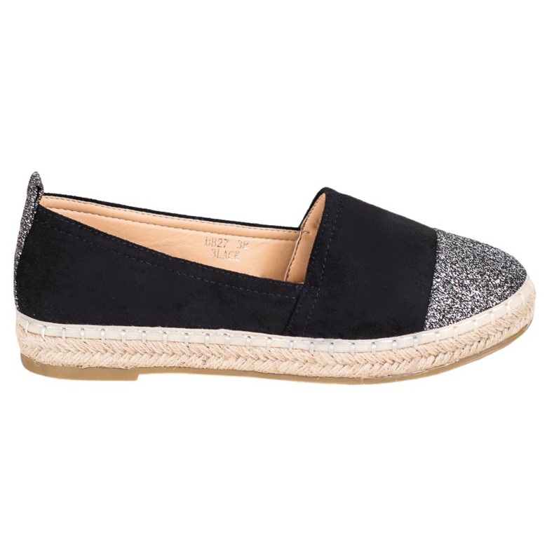 Seastar Espadrillit glitterillä musta