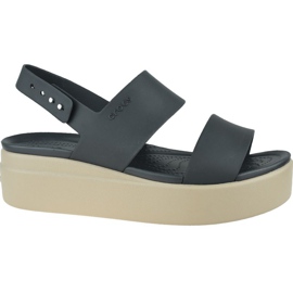 Crocs Brooklyn Low Wedge W 206453-07H tummansininen