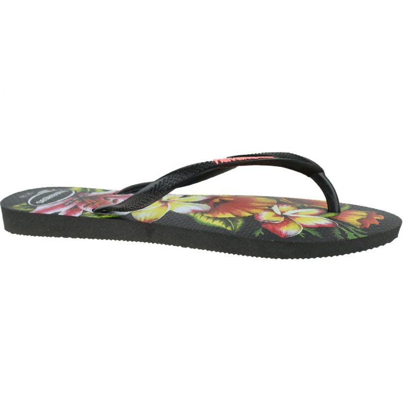 Havaianas Slim Summer Varvastossut 4129848-1069 musta monivärinen