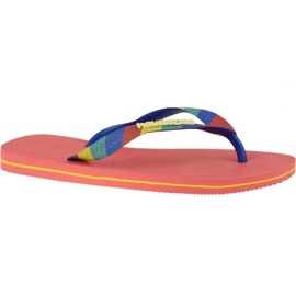 Havaianas Hav Top Verano Varvastossut Wmn 4144660-6024 tummansininen vaaleanpunainen monivärinen