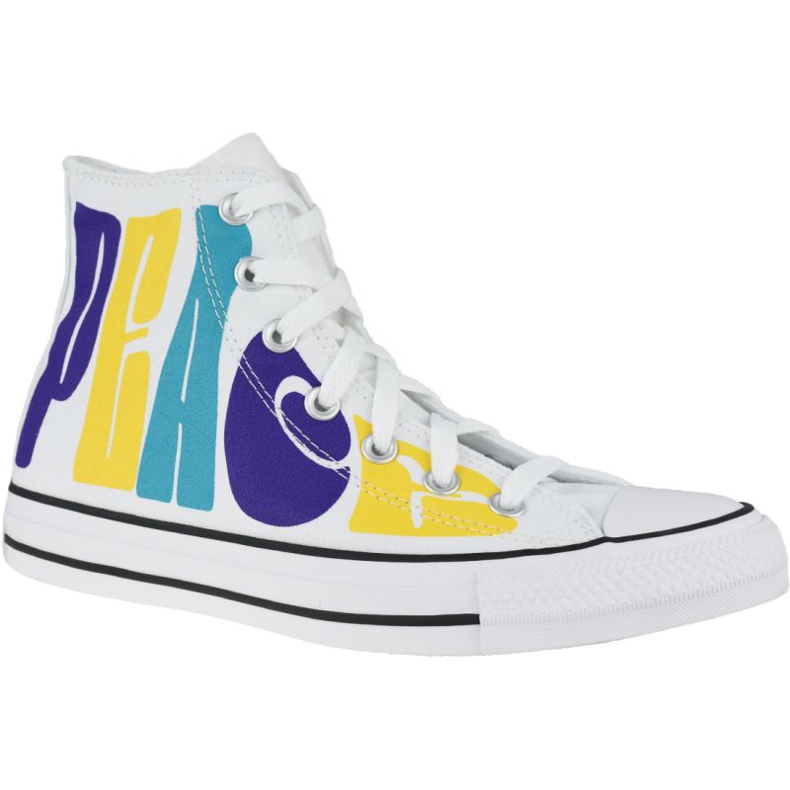Converse Chuck Taylor All Star Hi Peace W 167892C kengät valkoinen
