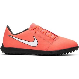 Nike Phantom Venom Club Tf Jr AO0400 810 kengät tummansininen appelsiinit ja punaiset