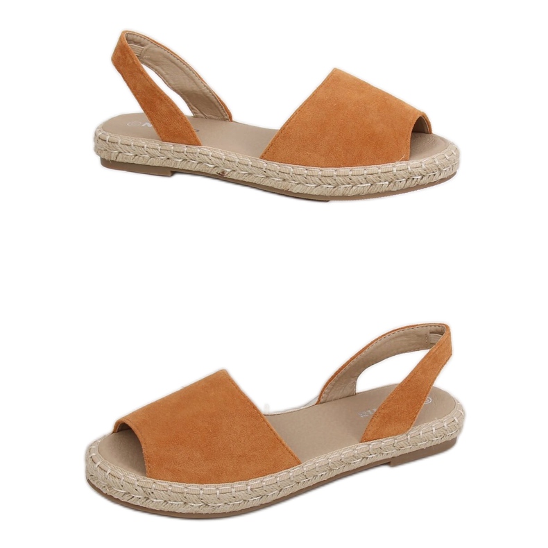 Espadrillot ulkona kameli 99-26A Kameli ruskea