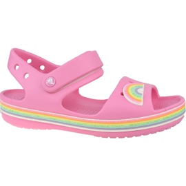 Crocs Imagination Sandaalit Ps 206145-669 musta vaaleanpunainen