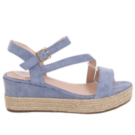 Siniset espadrilliset sandaalit 680-38 Sininen