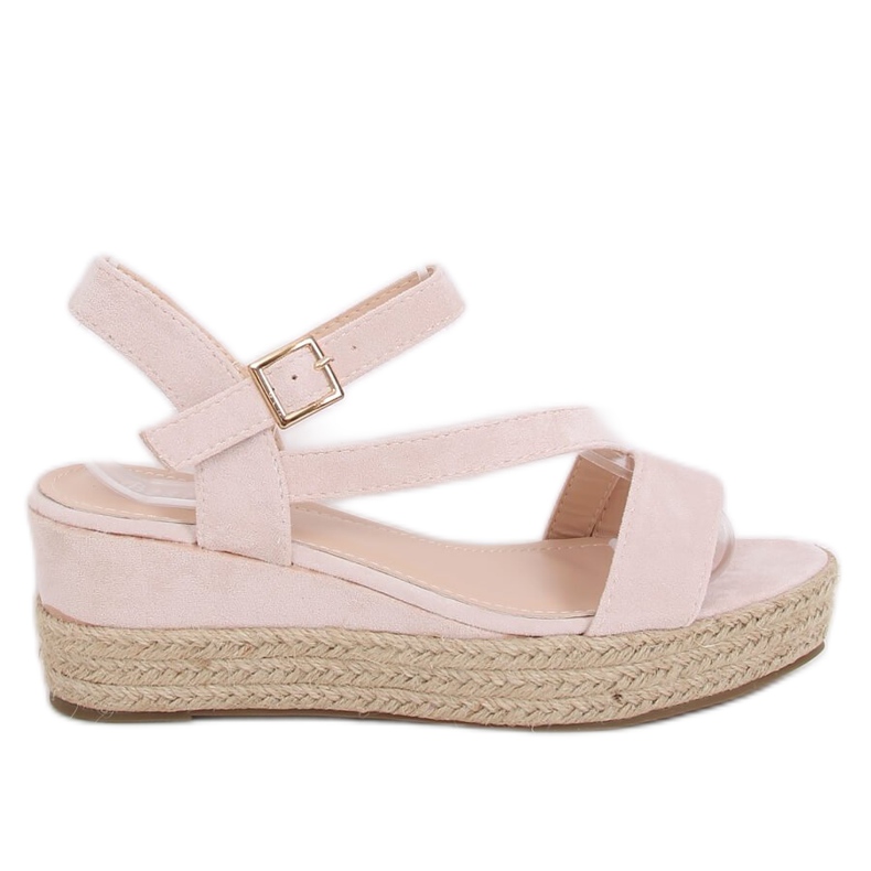 Beige sandaalit espadrilles 680-38 Nude