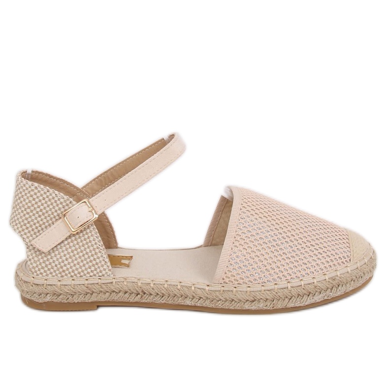 Beige espadrillit naisille MB-64119 Beige