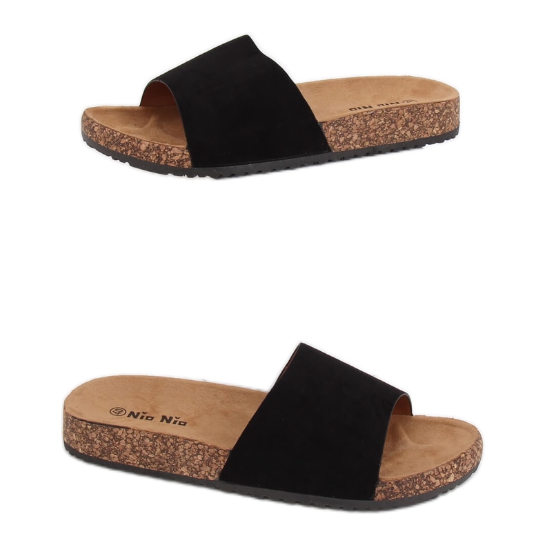 Musta PA-354 Musta korkkipohjallinen