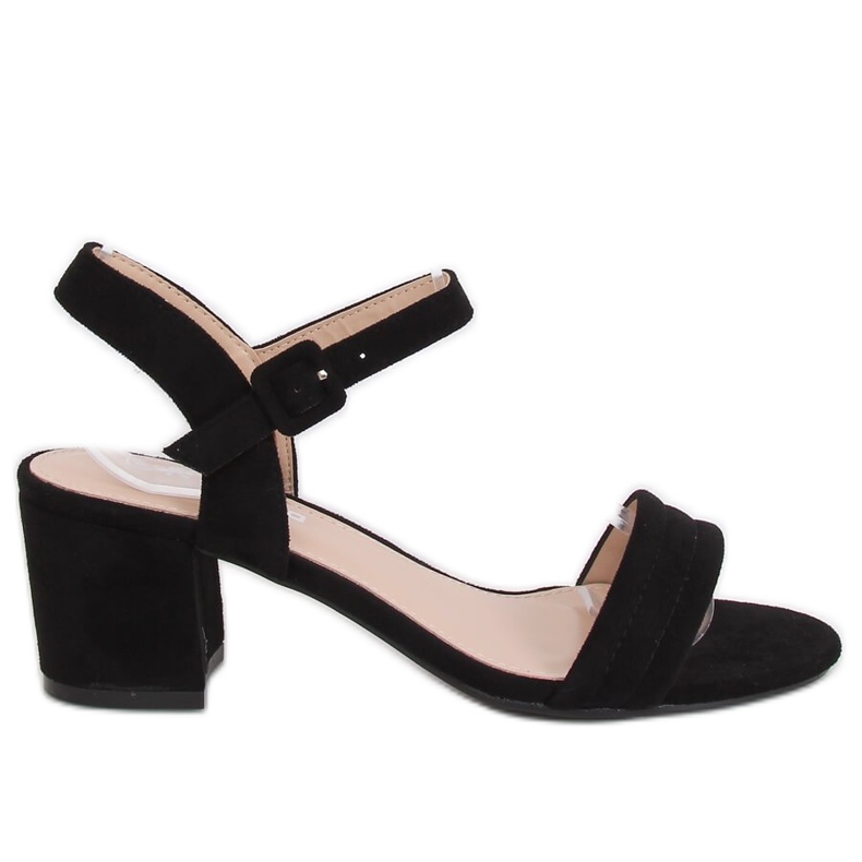 Mustat korkokengät sandaalit 99-61A Musta