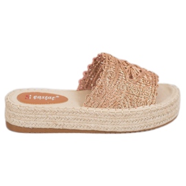 Seastar Espadrilles -tossut alustalla kultainen