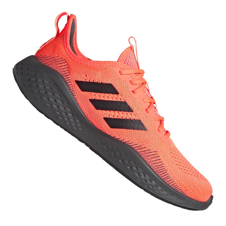 Juoksukengät adidas Fluidflow M EG3664 musta oranssi