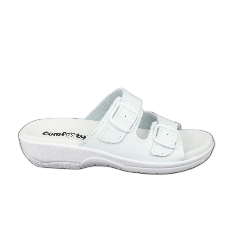 Comfooty Carolina profylaktiset valkoiset tossut valkoinen