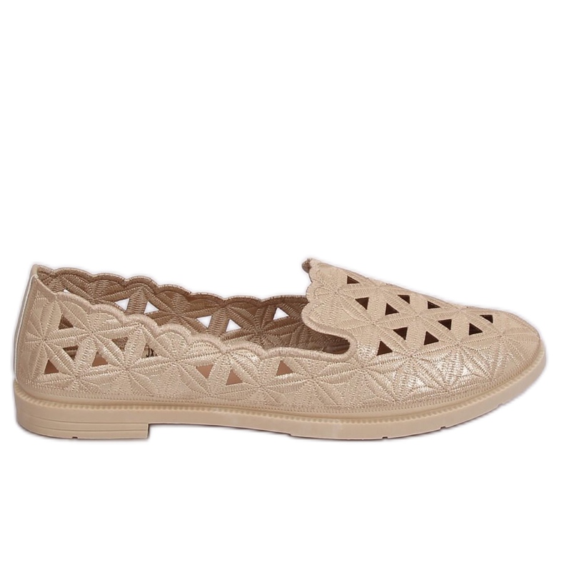 Kultaiset avoimet ballerinat JX79P Gold kultainen