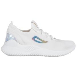 MCKEYLOR Lenkkarit paljeteilla valkoinen