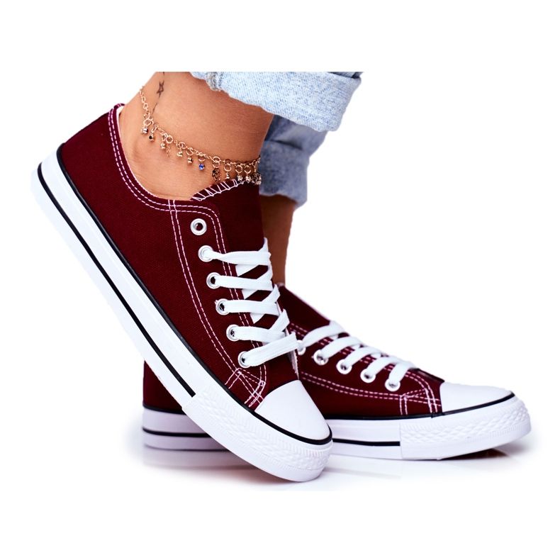 PS1 Maroon Naisten klassiset lenkkarit Omerta punainen