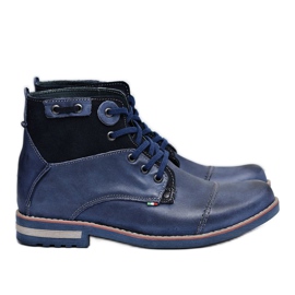 KOMODO Miesten saappaat Navy Blue High Shoes Rebrand tummansininen
