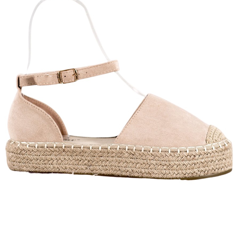 Seastar Beige espadrillit alustalla