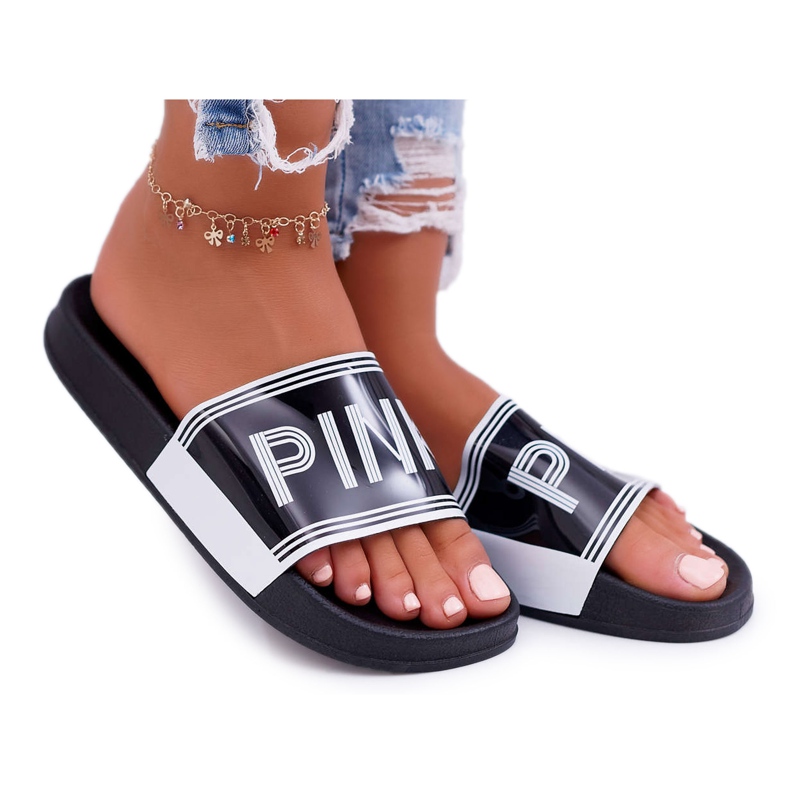 Naisten Vrita Black -tossut musta