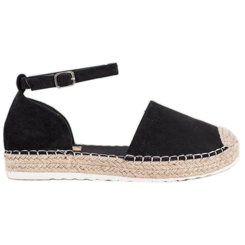 Seastar Suede Espadrillit soljella musta