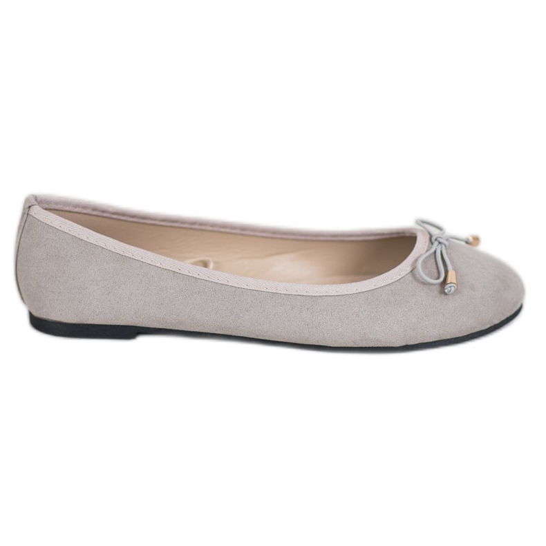 SHELOVET Rento ballerinat harmaa