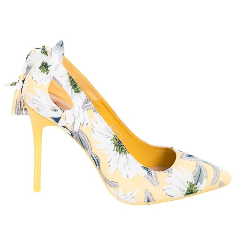 Seastar Tyylikkäät nastat kukissa monivärinen keltainen