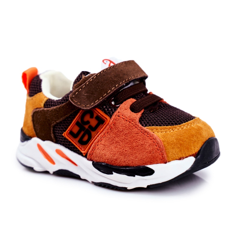 Apawwa Urheilulliset lasten kengät, joissa tarranauha ruskea Jonaba oranssi monivärinen keltainen