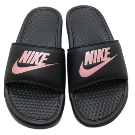 Nike Benassi Just Do It W 343881-007 musta vaaleanpunainen
