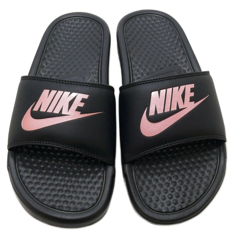 Nike Benassi Just Do It W 343881-007 musta vaaleanpunainen