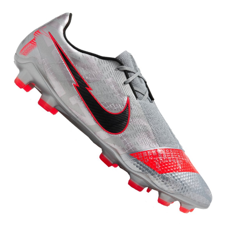 Nike Phantom Vnm Elite Fg M AO7540-906 jalkapallokengät harmaa hopea