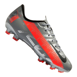 Nike Vapor 13 Academy Mg Jr AT8123-906 jalkapallokengät monivärinen harmaa