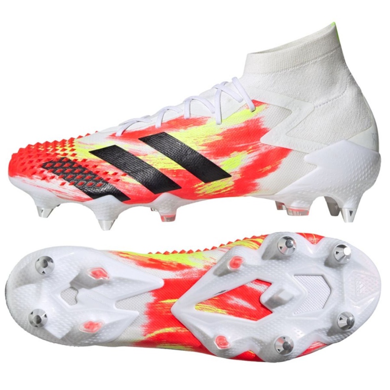 Adidas Predator Mutator 20.1 Sg M EG1601 jalkapallokengät monivärinen valkoinen