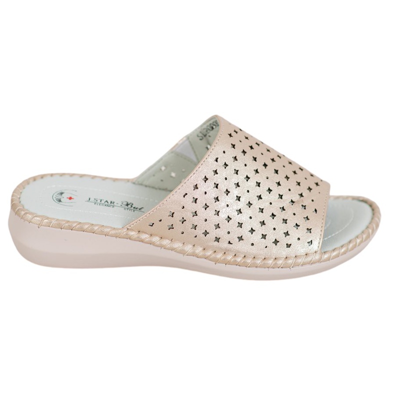 J. Star Kevyet mukavat tossut kultainen