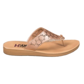 Kylie Tossut, joissa on avoin kuvio beige kultainen