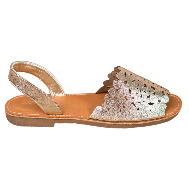 Evento Slip-on kultaiset sandaalit kultainen