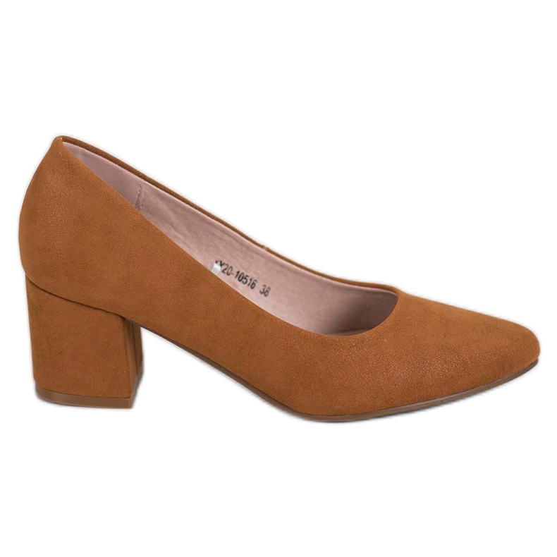 W. Potocki Klassiset korkokengät ruskea