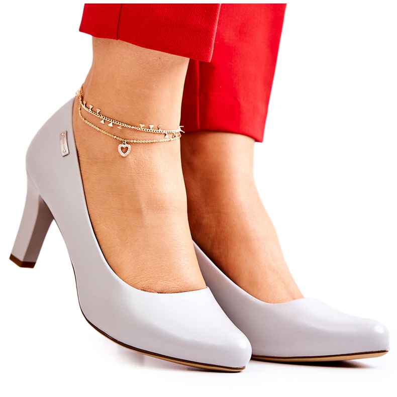 Naisten pumput Sergio Leone Matte Grey Orsola harmaa