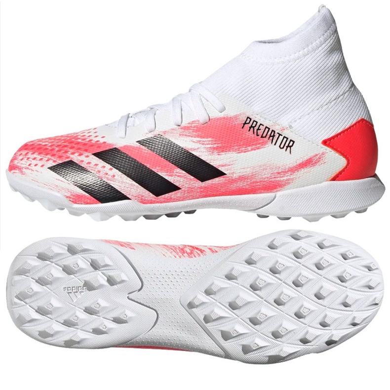 Adidas Predator 20.3 Tf Jr EG0929 jalkapallokengät monivärinen valkoinen