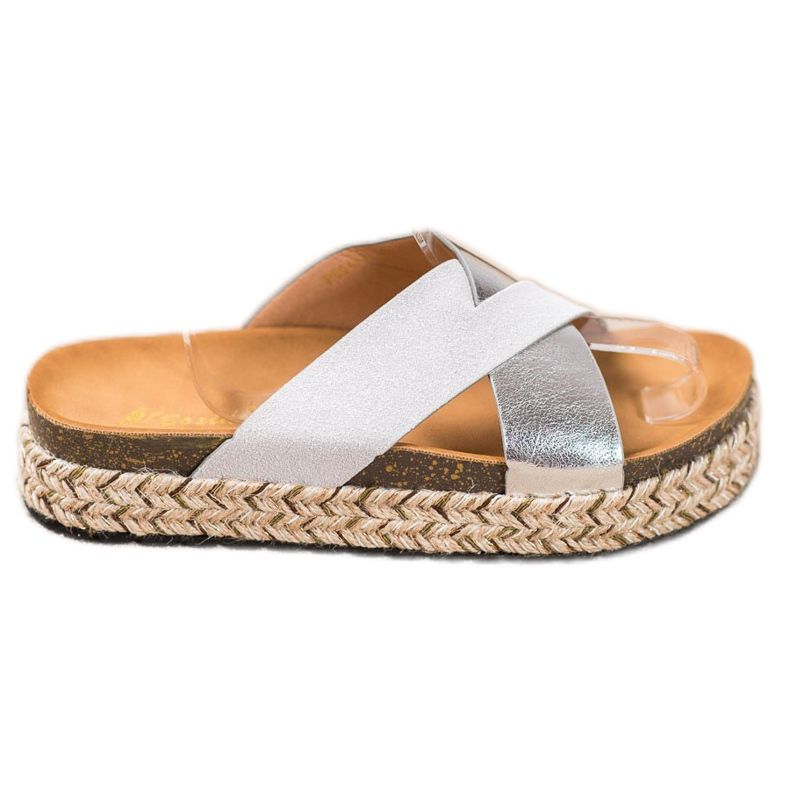 SHELOVET Tossut alustalla harmaa