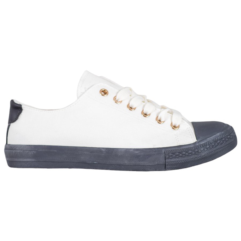 SHELOVET Tekstiilikengät valkoinen harmaa